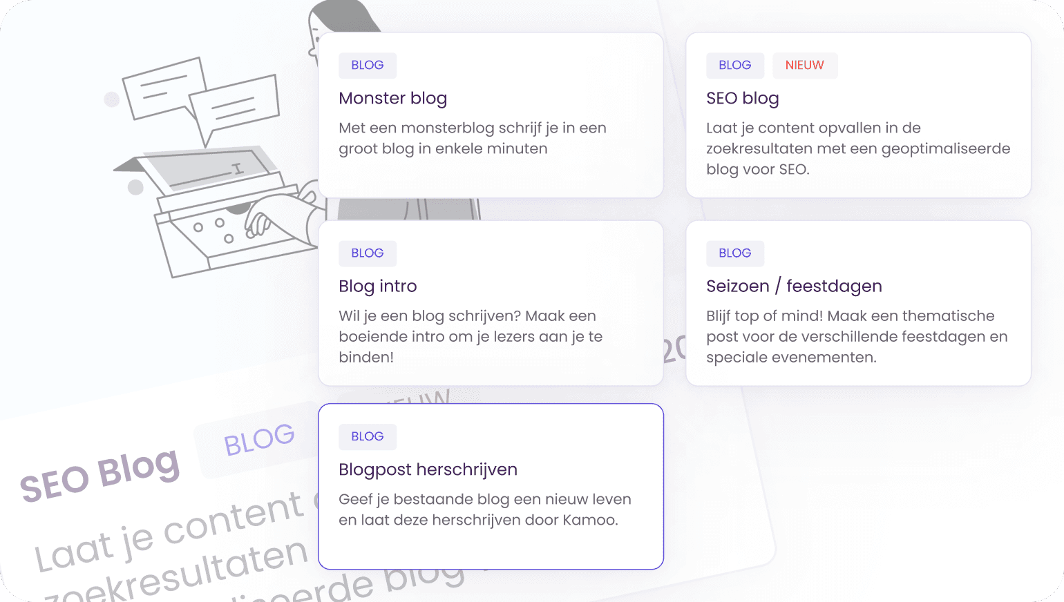 Kamoo blog toepassingen